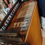 Curtained cabinet, late 19th century.