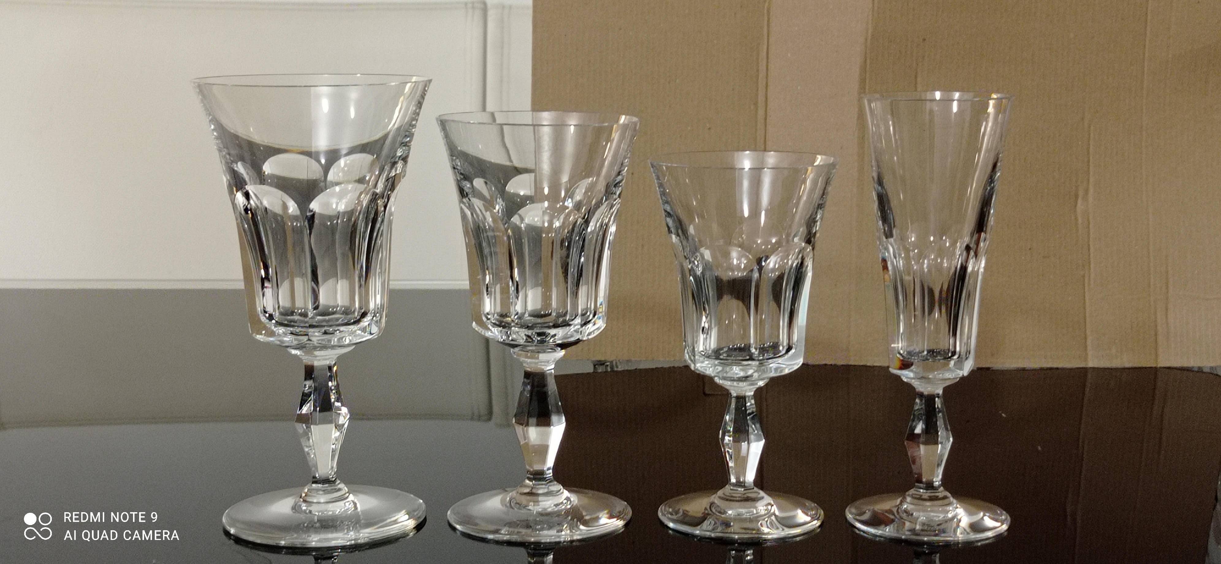 "Toi et moi" service in Baccarat crystal