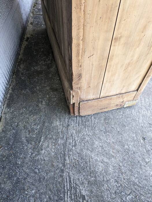 Natural wood cabinet