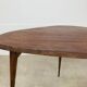 50s tripod coffee table with compass legs