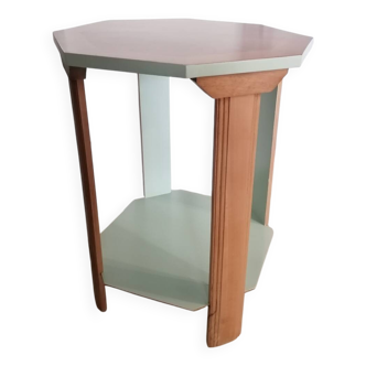 Octagonal Art Deco side table