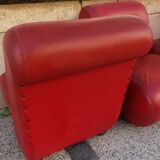 Suite of 5 vintage modular armchairs 60s