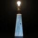 Mid-20th Century Marble Table Lamp – Elegant Tapered Design