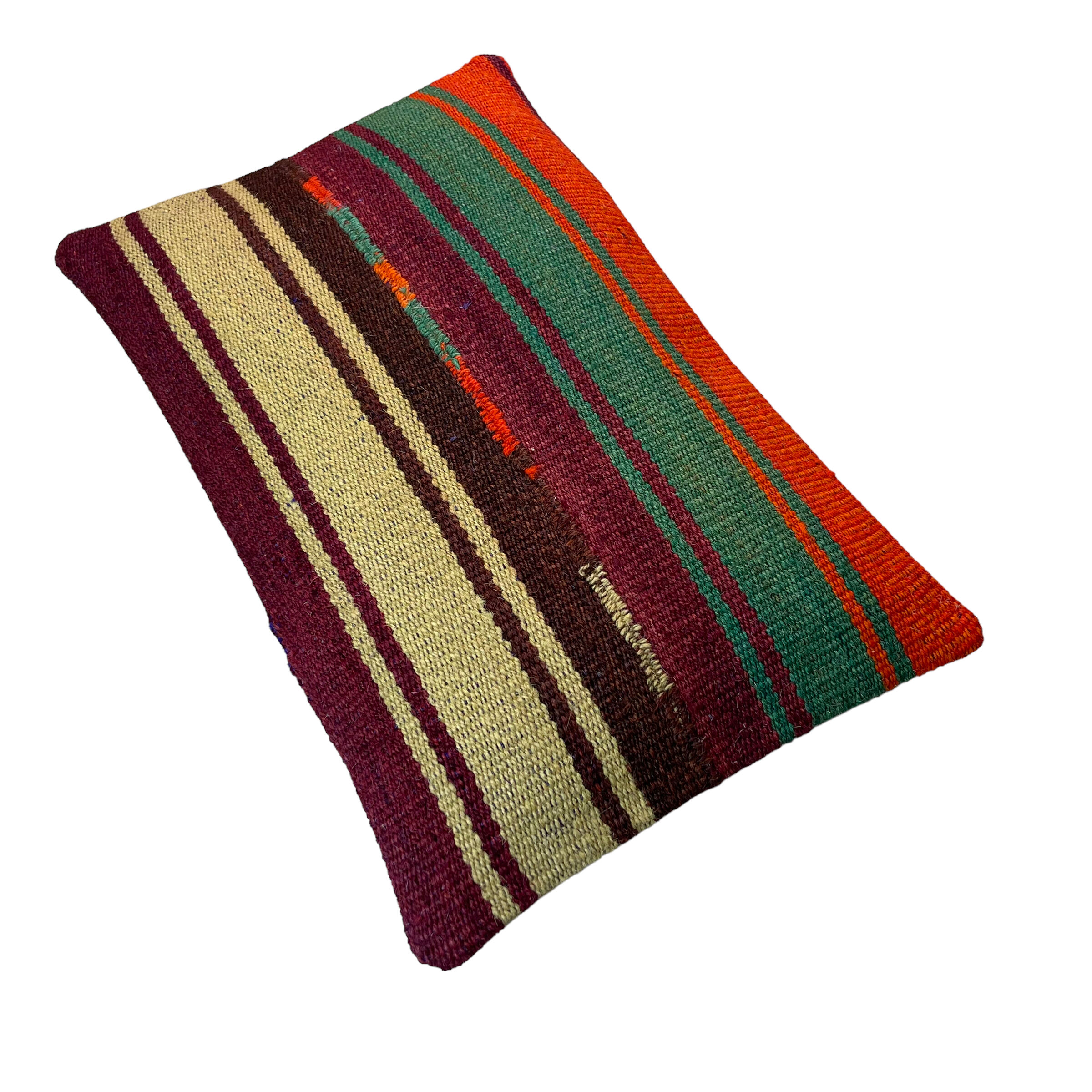 Vintage turkish kilim cushion cover, 30 x 50 cm
