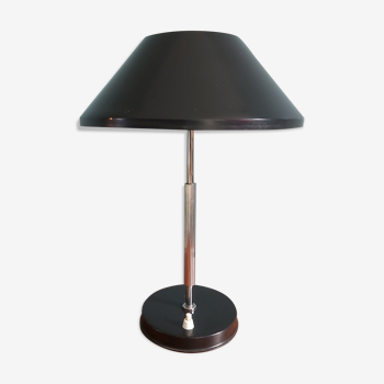 Desk lamp in black lacquered metal, 1950s