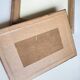 Duo cadres en pin, vitres recentes