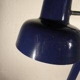 Architect's lamp in blue metal
