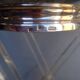 Phenix bowl on foot silver metal center table 1940