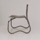 Sculptural metal bench / Artist's work signed Circa 2000