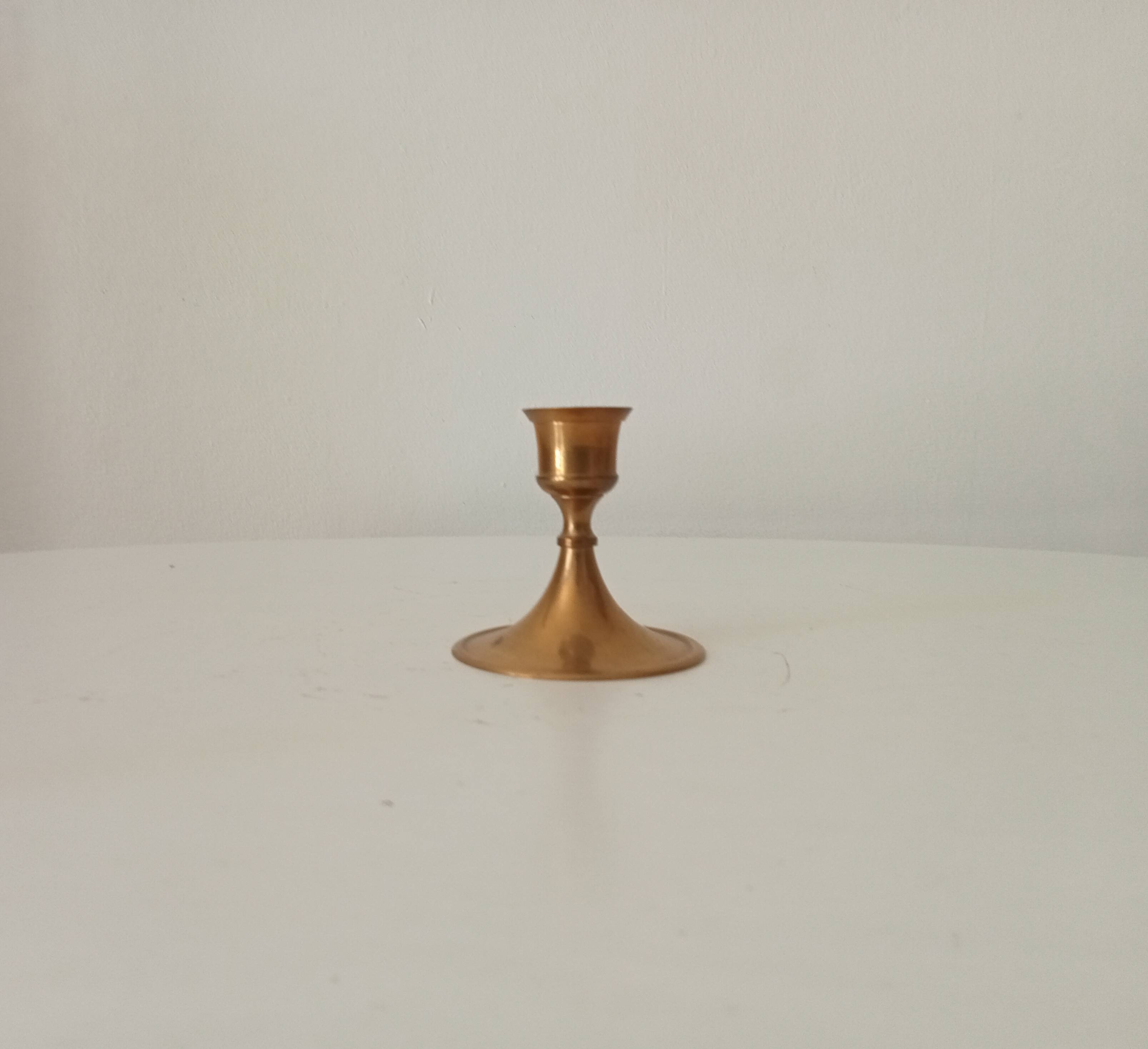 Vintage brass candle holder