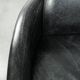 Banc en cuir de vachette au design aviateur, 2 places, incroyable et unique.