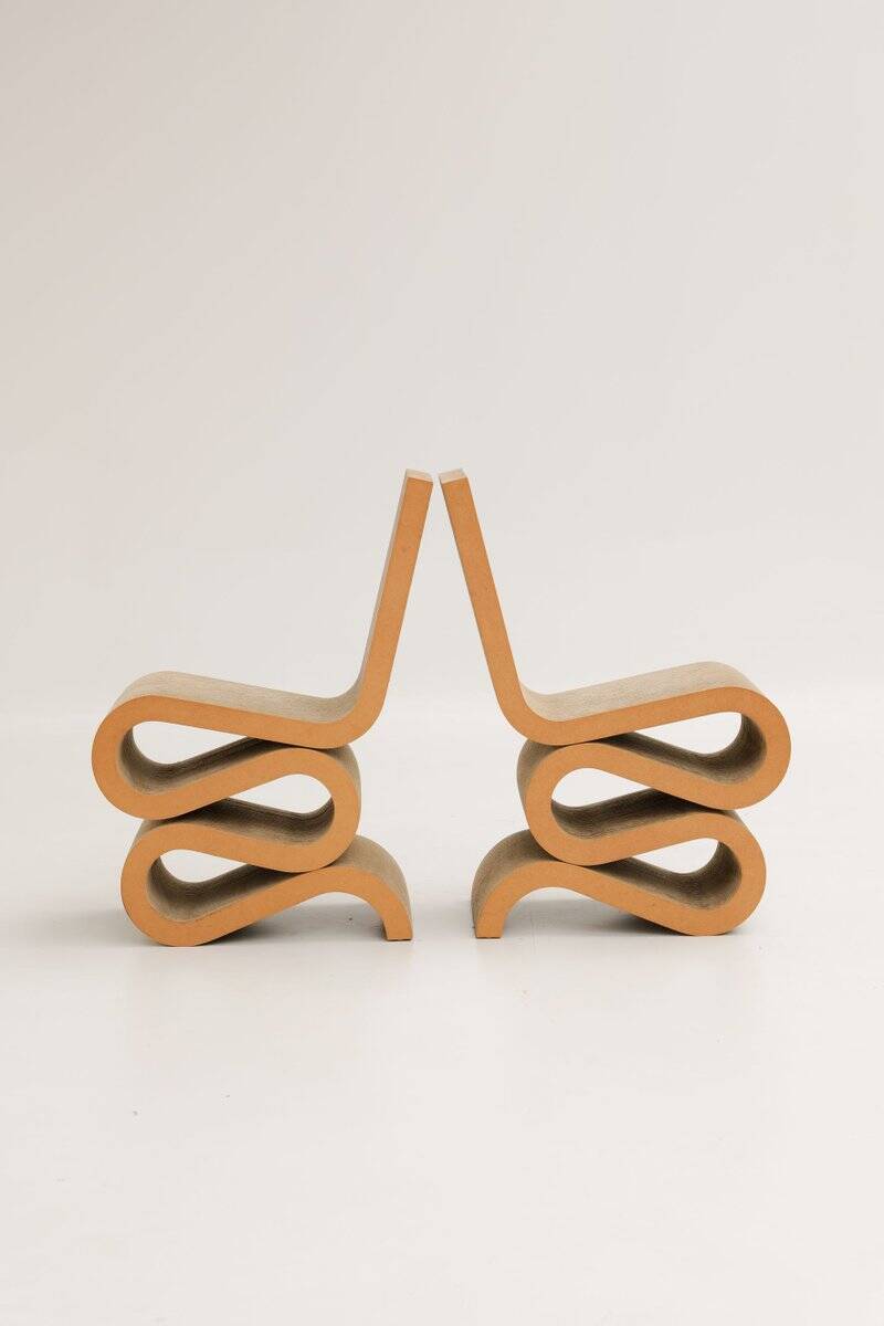 Chaise Edges Wiggle Vintage par Frank Gehry pour Vitra, 1990s