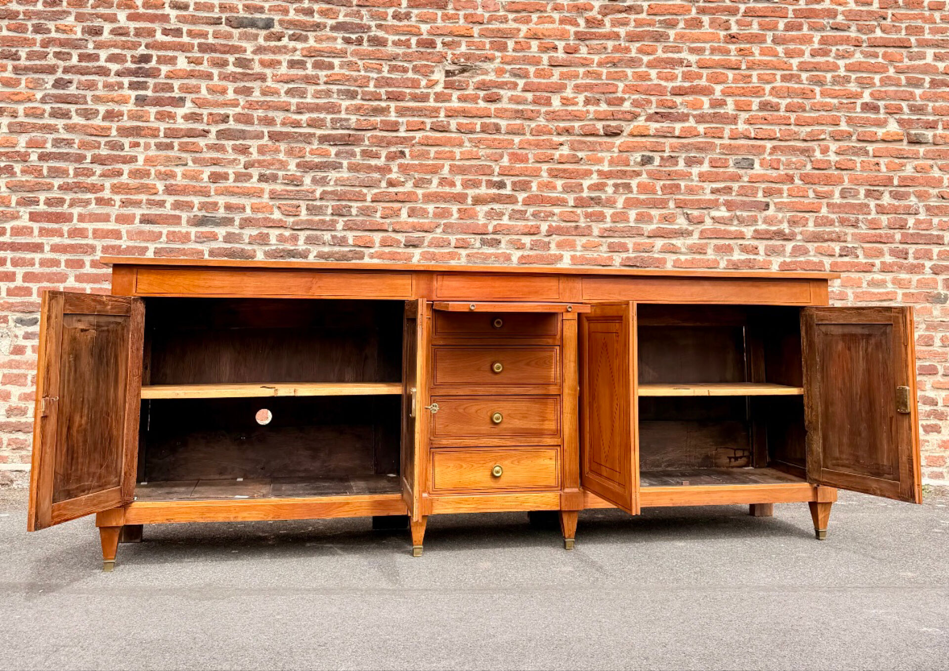 Directoire enfilade in beech 19th century