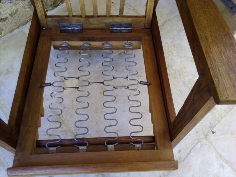 Armchair 50s style scandinavian 3 positions