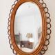 Rattan mirror