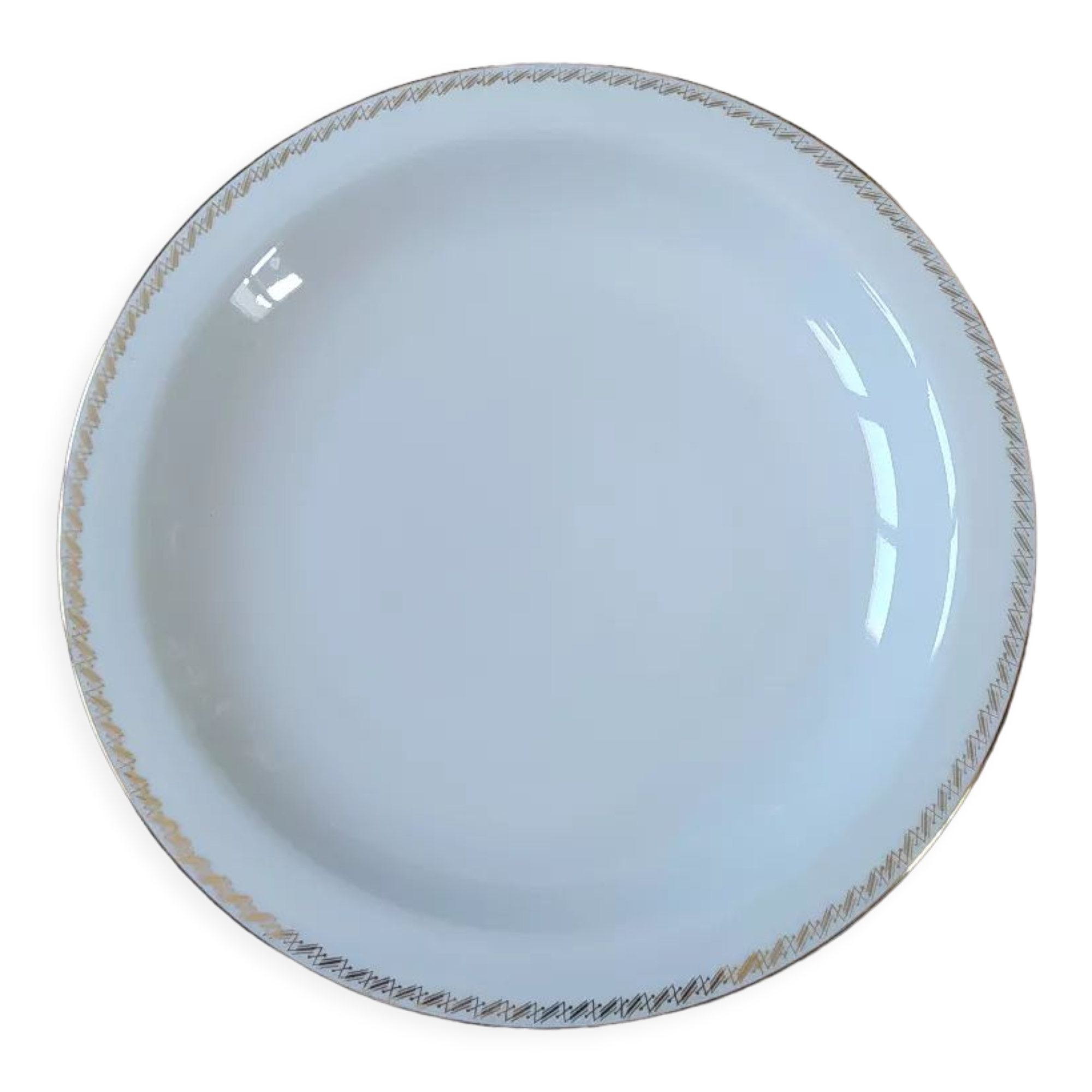 Round German porcelain dish from Bavaria