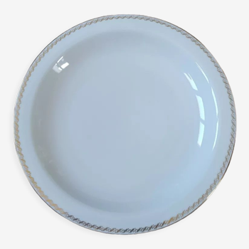 Round plate in German porcelain from Bavaria