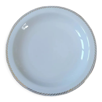 Plat rond en porcelaine Allemande de Bavière