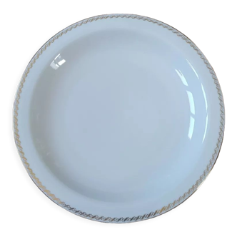 Round plate in German porcelain from Bavaria