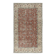 Vintage Handmade Turkish Red Wool Accent Rug with Floral Design for Home and Office Decor