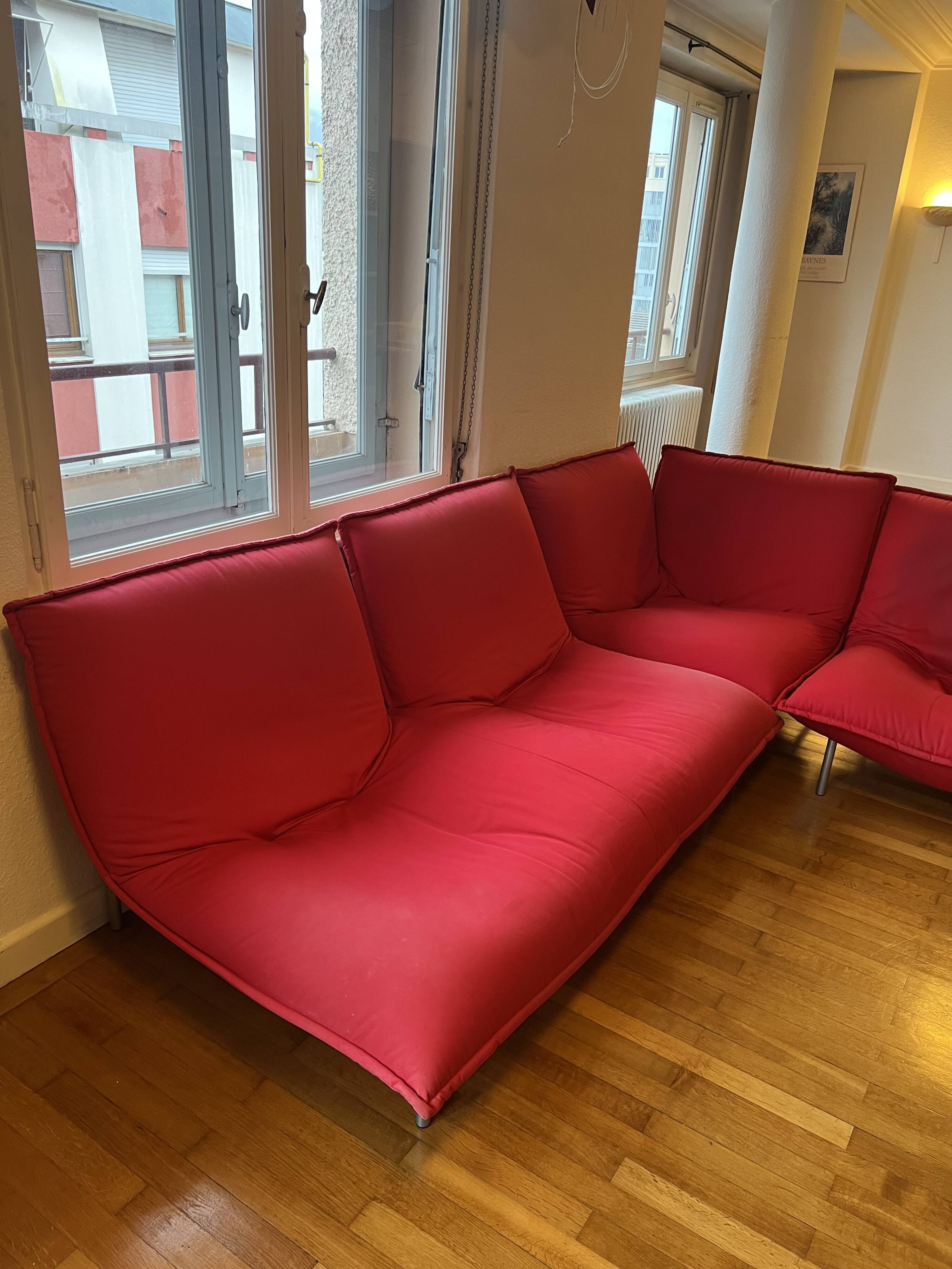 “Câlin” corner sofa by Pascal Mourgue for Cinna