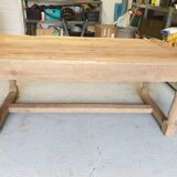 19th oak farm table