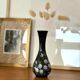 Petit vase bois verni artisanat russe vintage