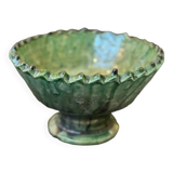 Coupe dentelee sur pied tamegroute - vert