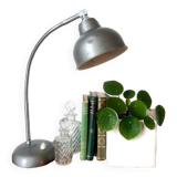Gray industrial desk lamp 1970