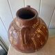 Large antique glazed terracotta jar from the South-West, late 19th century