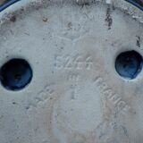 Blue ceramic pot cover