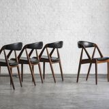 Set of 4 dining chairs by Kai Kristiansen 'model 31'