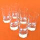 6 shot glasses classic tube glass / clear