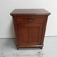 Antique oak one door cabinet
