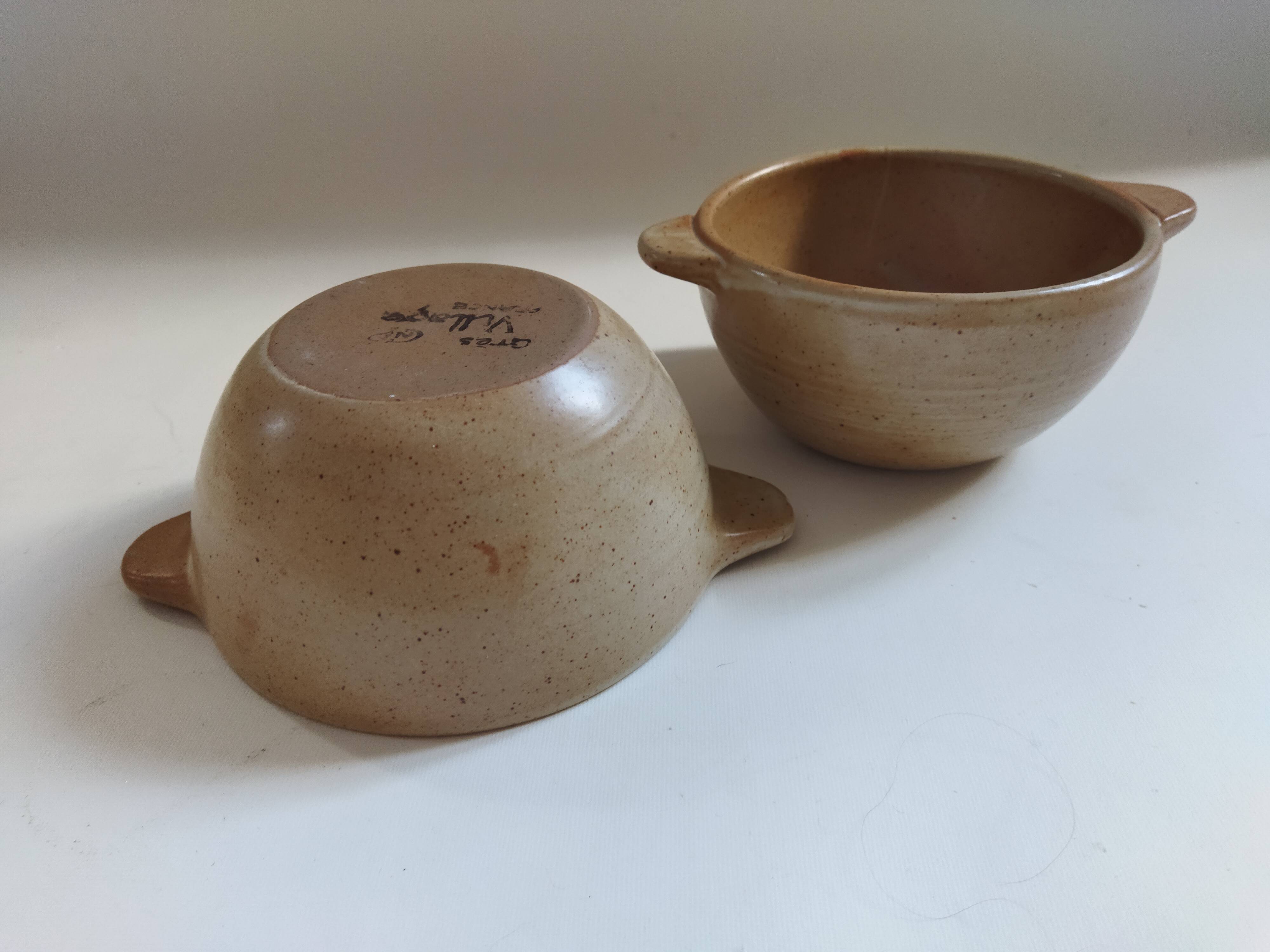 Sandstone ear bowls cnp grès village