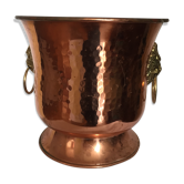 Cache pot en cuivre