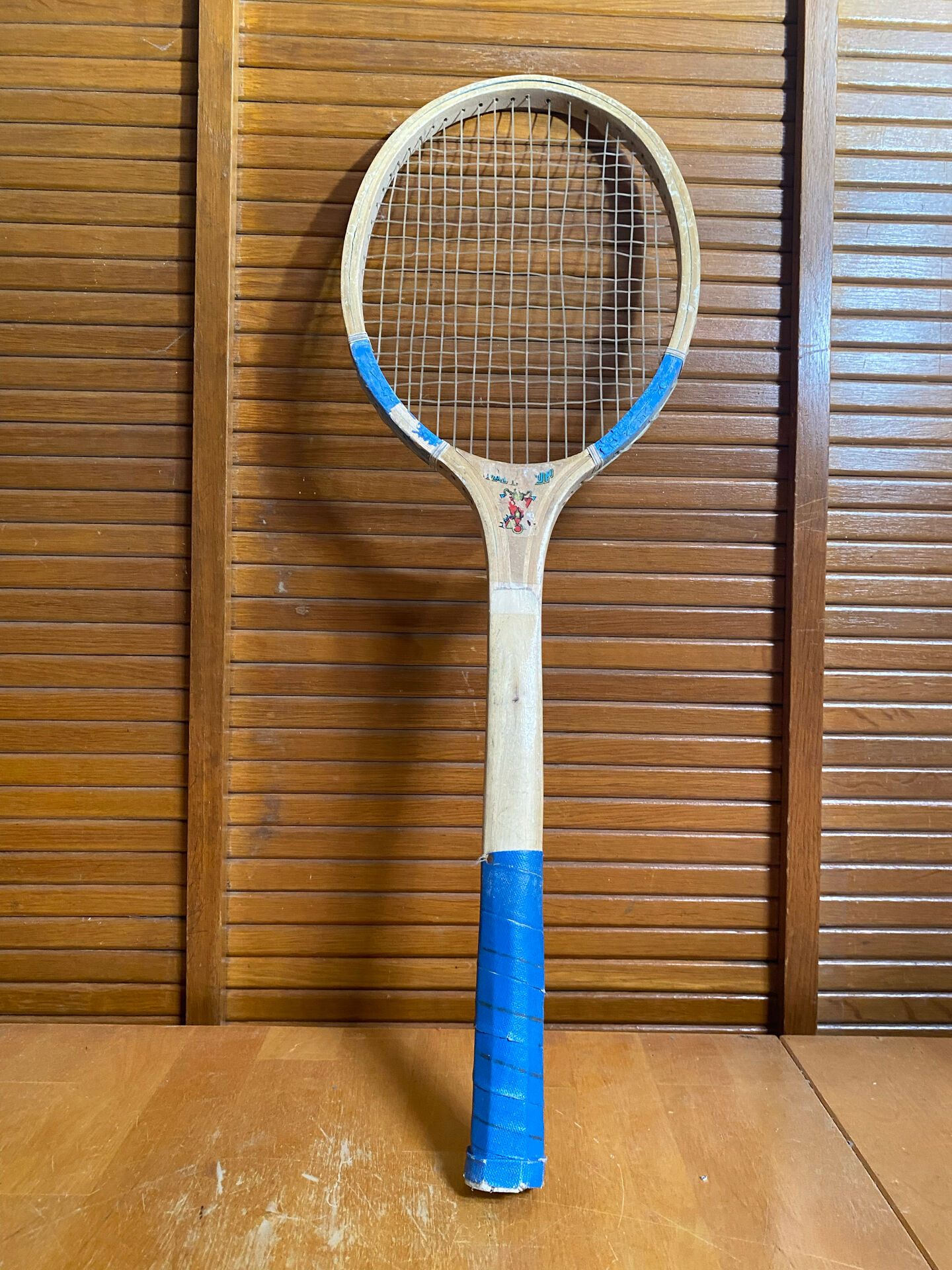 Vintage Wooden Tennis Racket