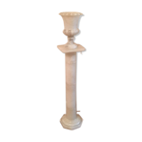 Luminaire colonne en albâtre