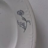 Plat ovale ancien J.Vieillard Bordeaux