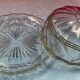 cheese bell or mignardises with old glass top
