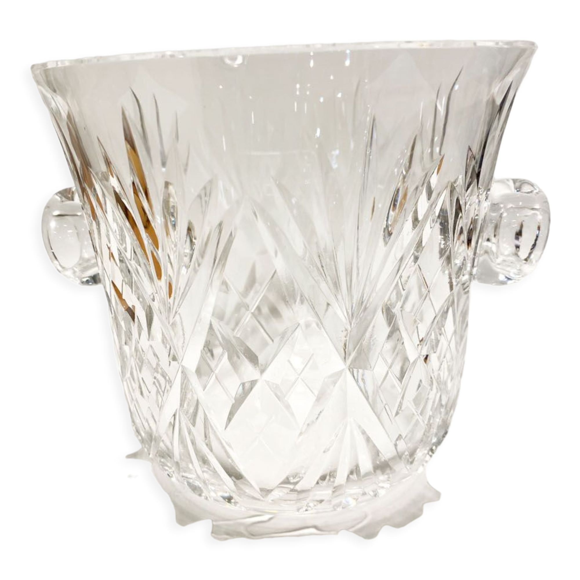 Saint louis crystal ice cube bucket