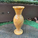Vintage soliflore vase in white marble