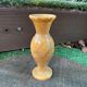 Vase soliflore vintage en marbre blanc