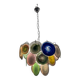 Multicolored Murano Glass Disc Chandelier, 1970s