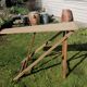Wooden ironing board