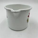 Pot à lait en métal émaillé