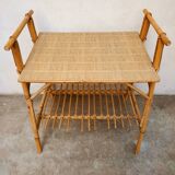 Rattan sofa end