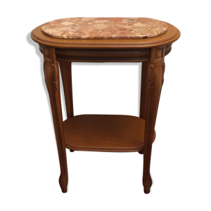 Selette en bois dessus