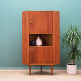 Corner cabinet teak, Danish design, 70's