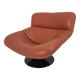 Fauteuil lounge Artifort F518 par Geoffrey Harcourt en cuir, années 1970